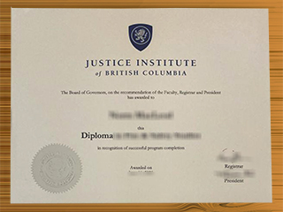 Justice Institute of British Columbia certificate