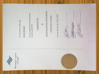 Northern Lights College certificate