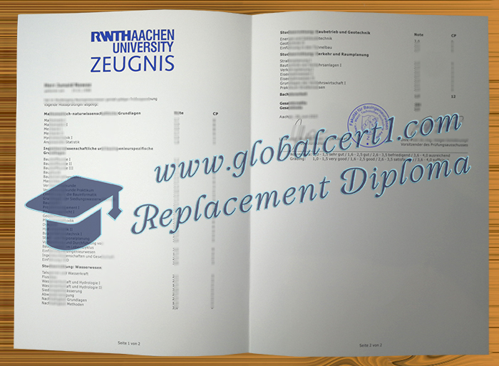RWTH Aachen University transcript