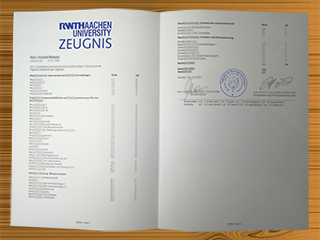 RWTH Aachen University zeugnis