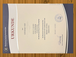 Rheinische Fachhochschule Köln diploma