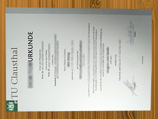 TU Clausthal diploma