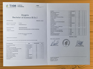 Technische Hochschule Mittelhessen zeugnis