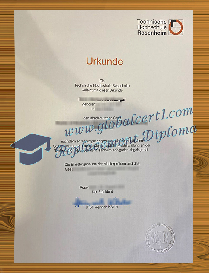 TH Rosenheim urkunde