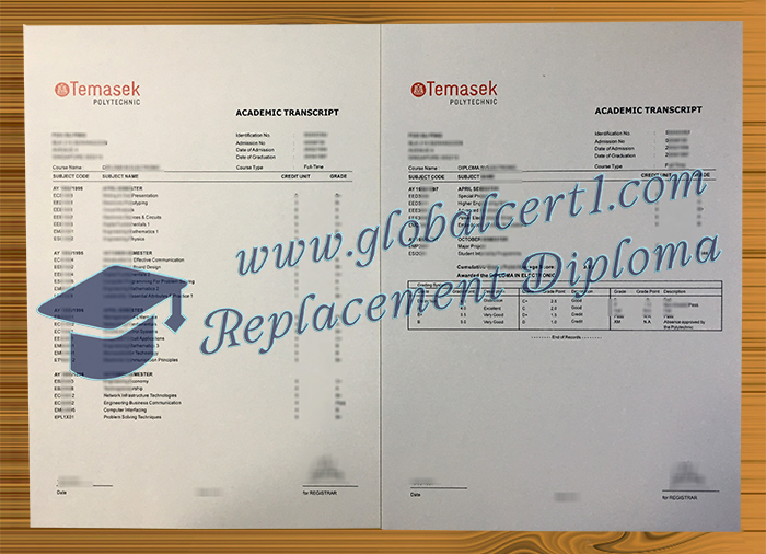 Temasek Polytechnic transcript