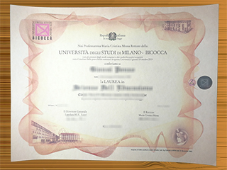 Università degli Studi di Milano-Bicocca diploma