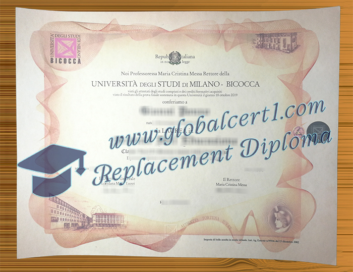 Università degli Studi di Milano-Bicocca degree