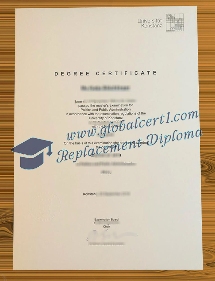 Universität Konstanz degree
