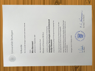 Universität Stuttgart diploma