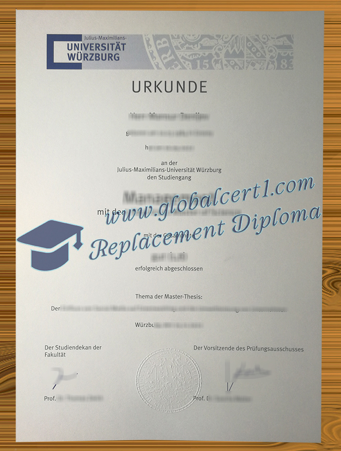 Universität Würzburg degree
