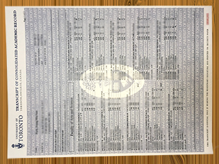 University of Toronto transcript