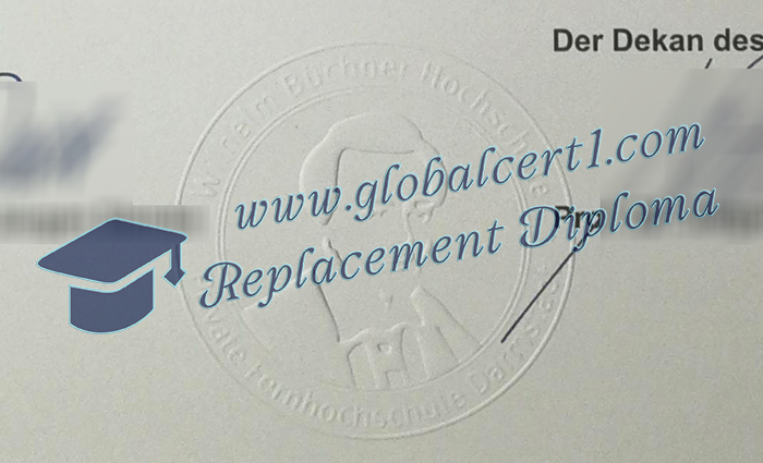 Wilhelm Büchner Hochschule stamp