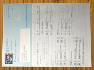 George Brown College transcript