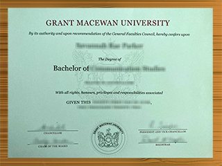 Grant MacEwan University diploma