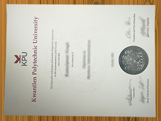 Kwantlen Polytechnic University diploma