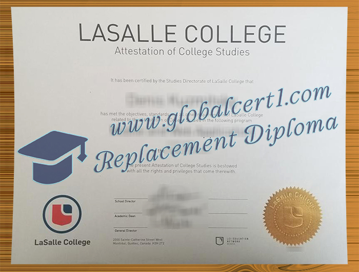 LaSalle College diploma