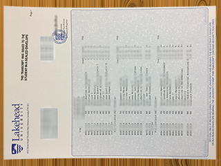 Lakehead University transcript