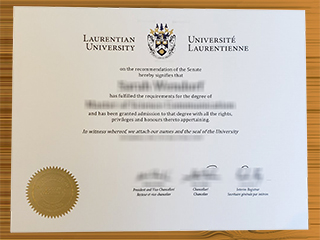 Laurentian University diploma