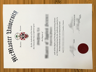 McMaster University diploma