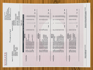 Mohawk College transcript