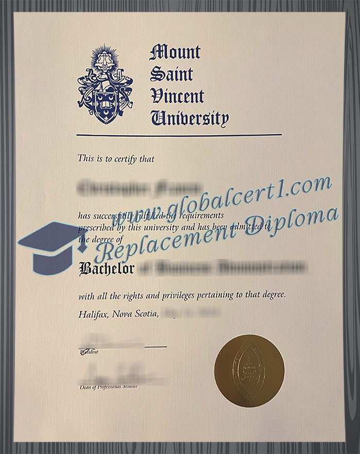 Mount Saint Vincent University degree