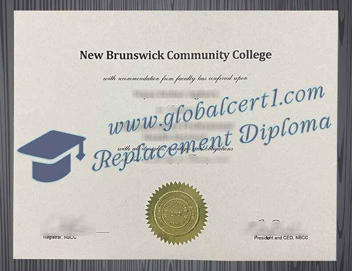 New Brunswick Community College certificate