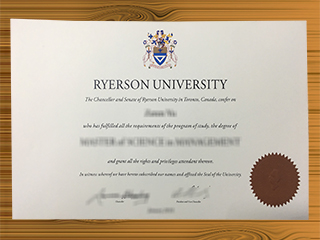 Ryerson University diploma