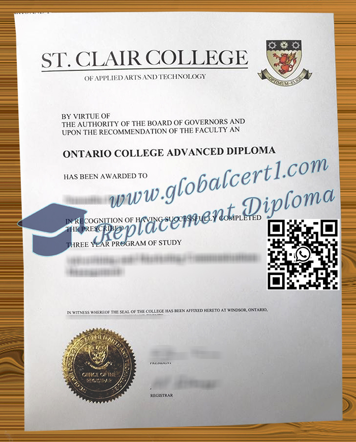 St. Clair College degree
