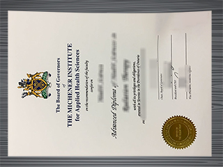 Michener Institute diploma