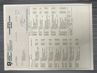 Thompson Rivers University transcript