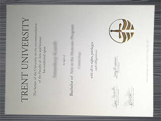 Trent University diploma