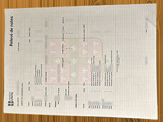 Université Laval transcript