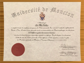 Université de Moncton diploma