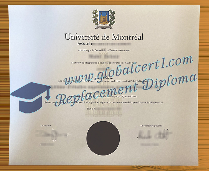 Université de Montréal degree