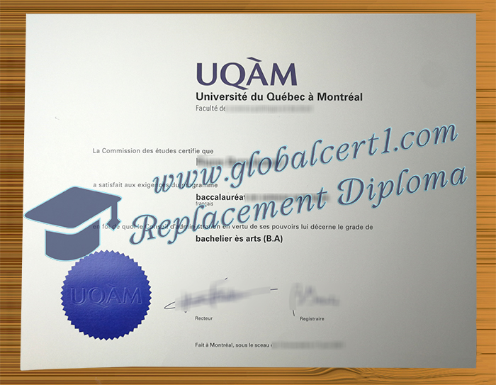 Université du Québec à Montréal degree