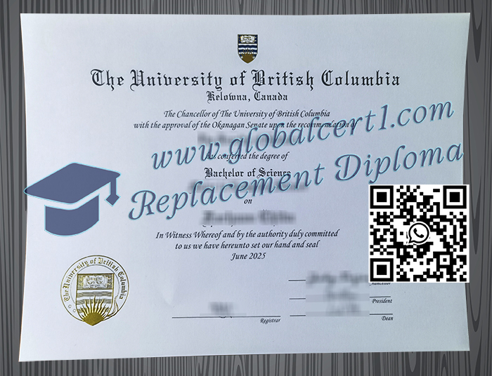 University of British Columbia degree