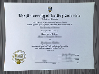 University of British Columbia diploma