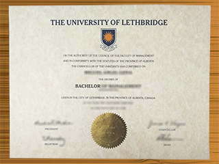 University of Lethbridge diploma