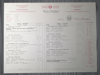 University of Ottawa transcript