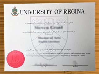 University of Regina diploma