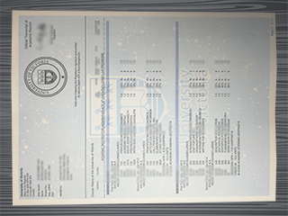 University of Victoria transcript