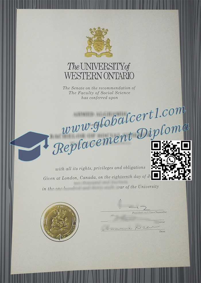 University of Western Ontario degree