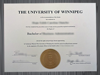 University of Winnipeg degree