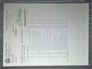 Wilfrid Laurier University transcript