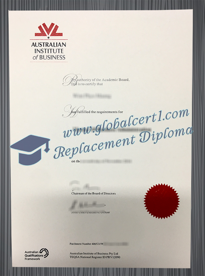 Australian Institute of Business degree