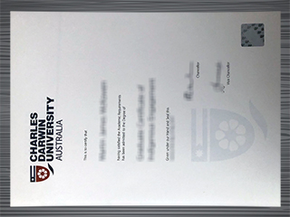 Charles Darwin University diploma