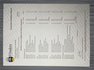 Flinders University transcript