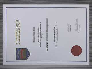 International College of Management Sydney diploma