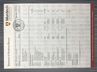 Murdoch University transcript