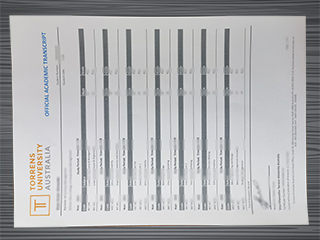 Torrens University Australia transcript